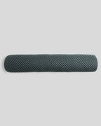 Organic Keys Jacquard Bolster Pillow Cover - FINAL SALE (Dusk and Evergreen)