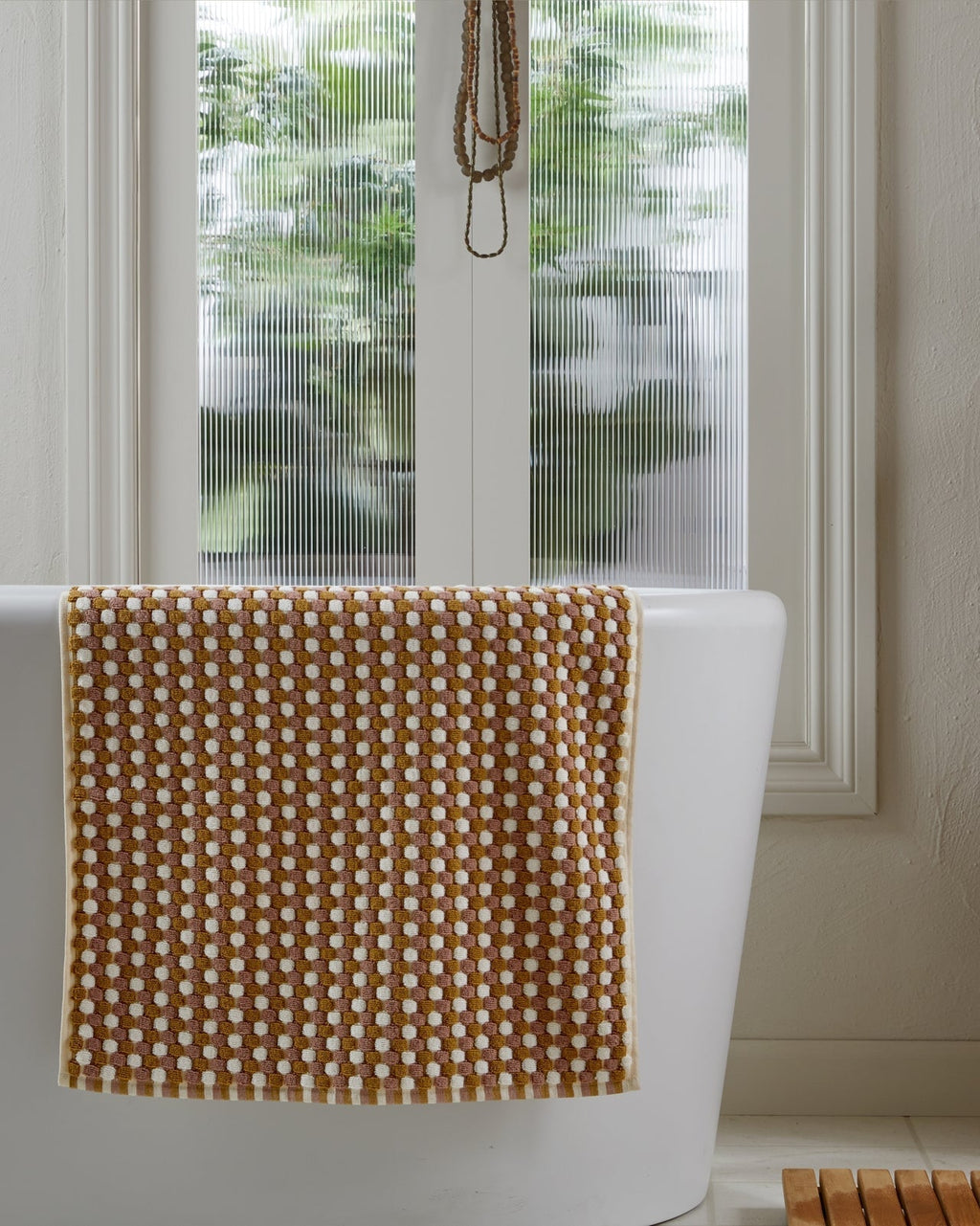 Organic Mosaic Tub Mat (Ochre and Clay)