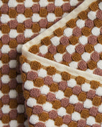 Organic Mosaic Tub Mat (Ochre and Clay)