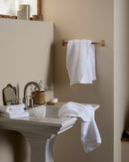 Organic Plush Towels (White)