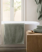 Organic Plush Tub Mat (Sage)