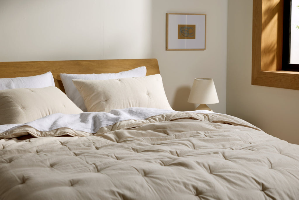Soft Cotton Quilt - FINAL SALE (Bone)
