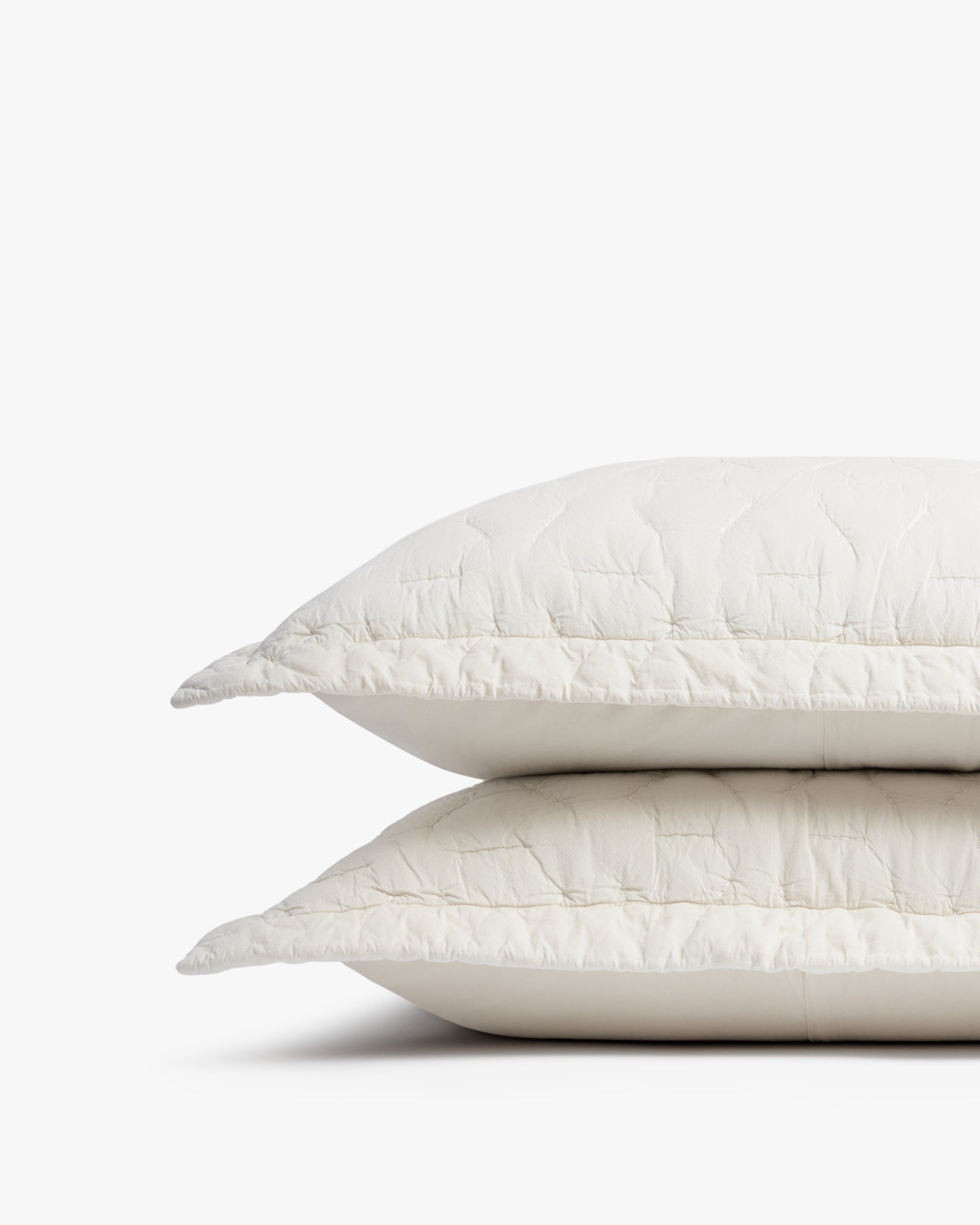 Organic Soft Stitch Sham Set - FINAL SALE
