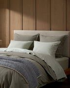 Percale Duvet Cover (Moss)
