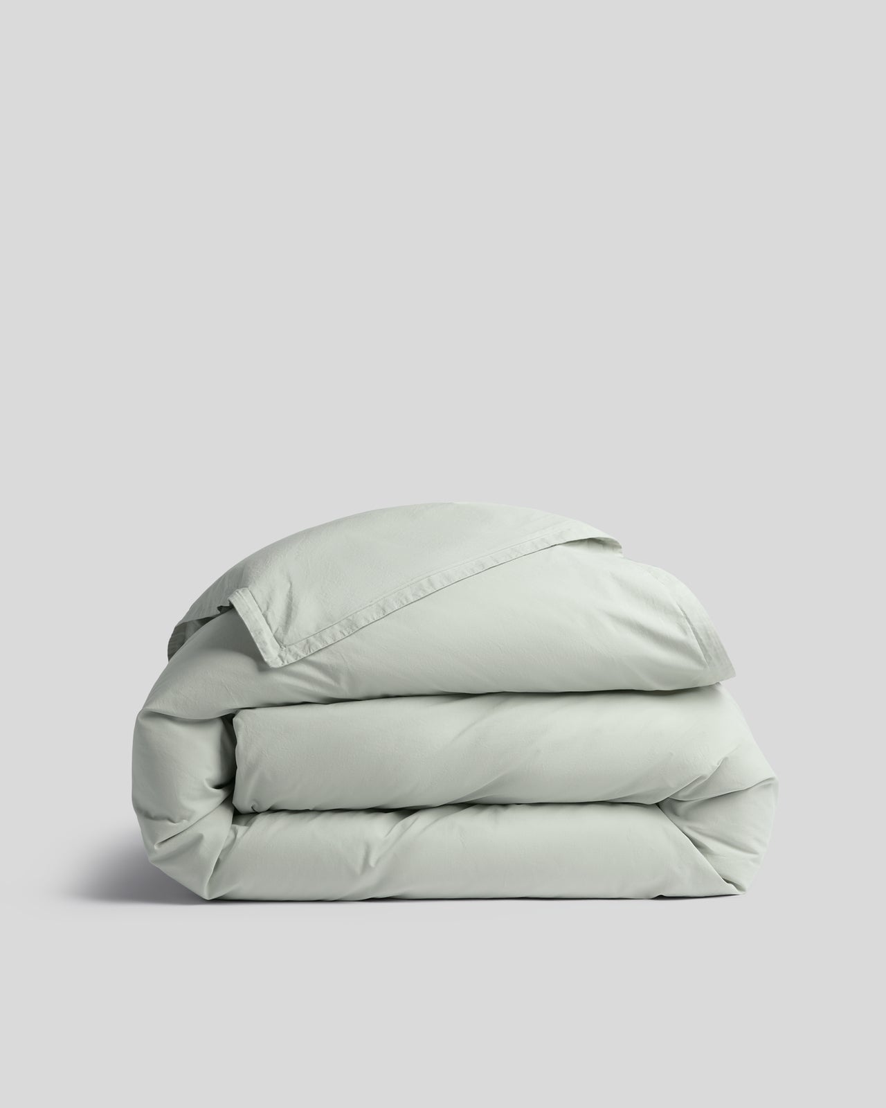 Percale Duvet Cover - FINAL SALE (Sage)