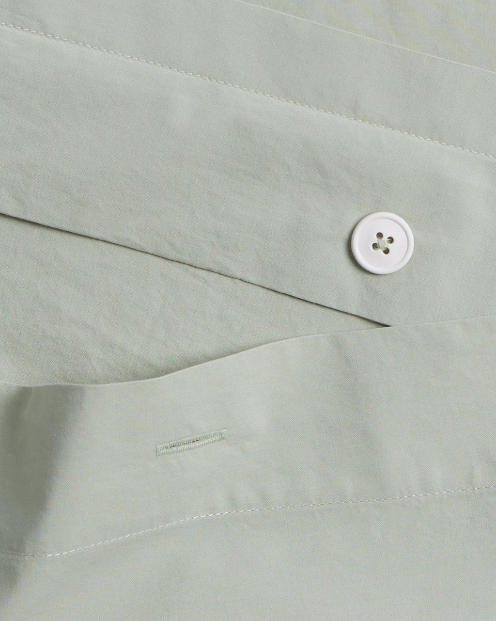 Percale Duvet Cover - FINAL SALE (Sage)