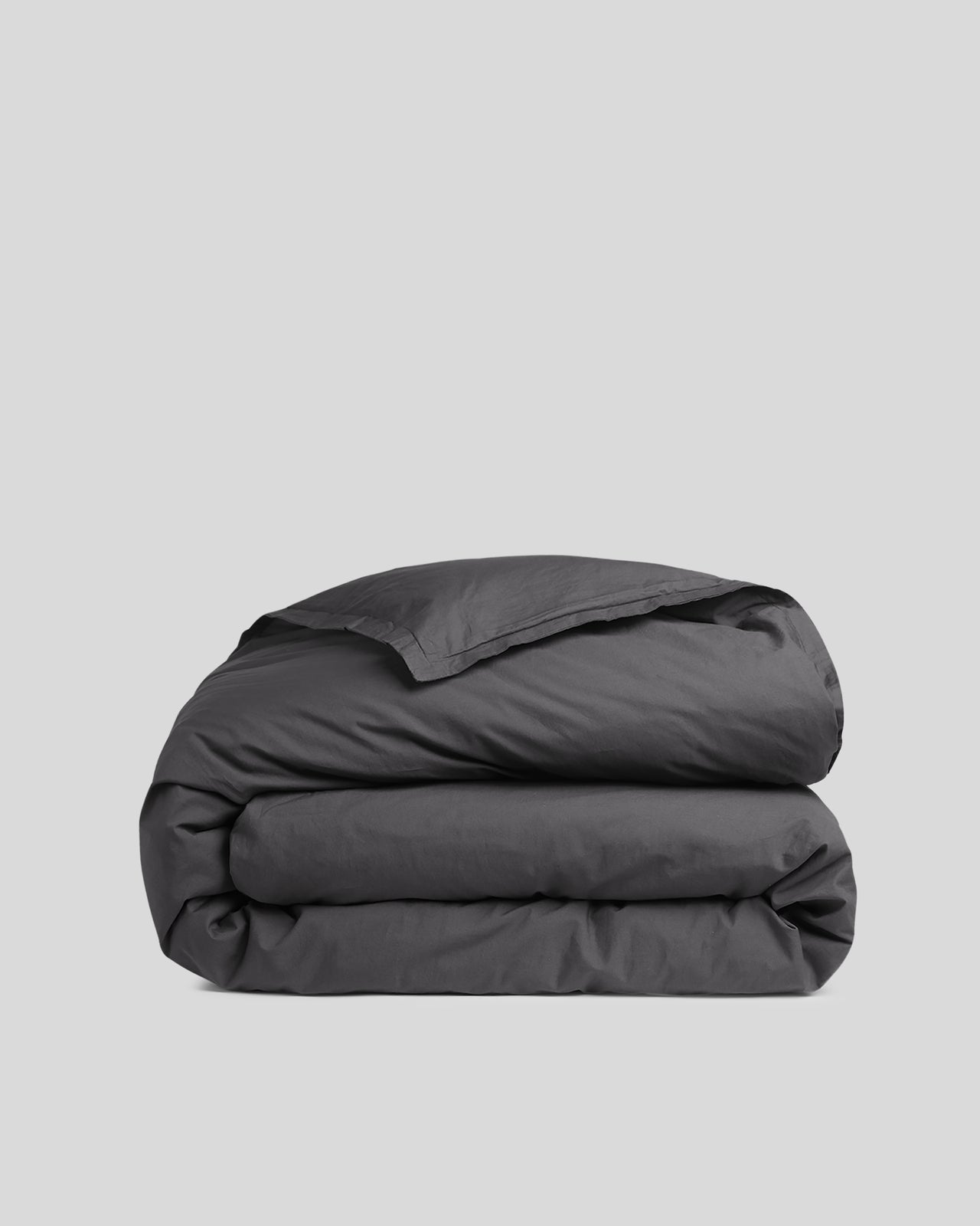 Percale Duvet Cover - FINAL SALE (Slate)