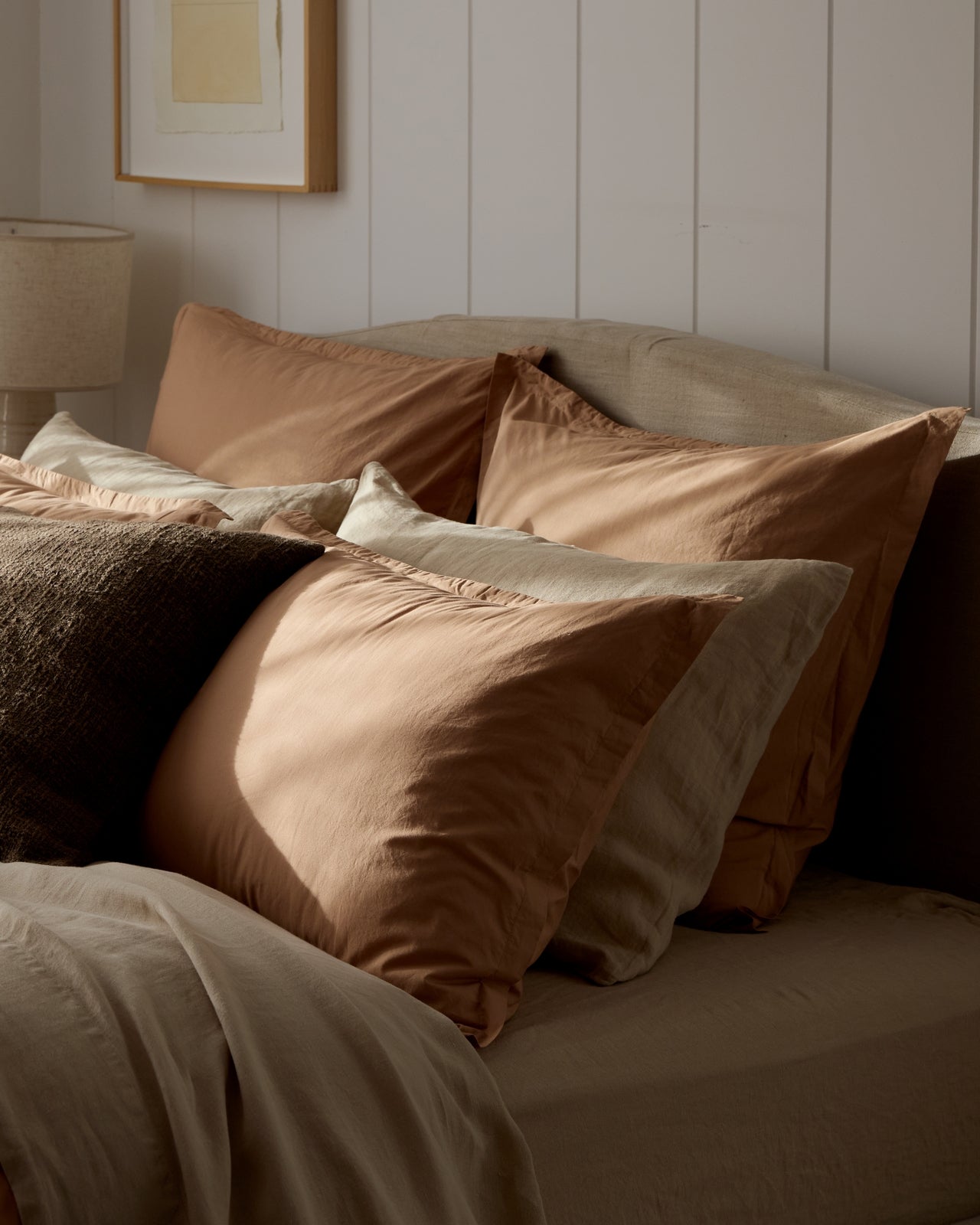Percale Euro Sham (Adobe)