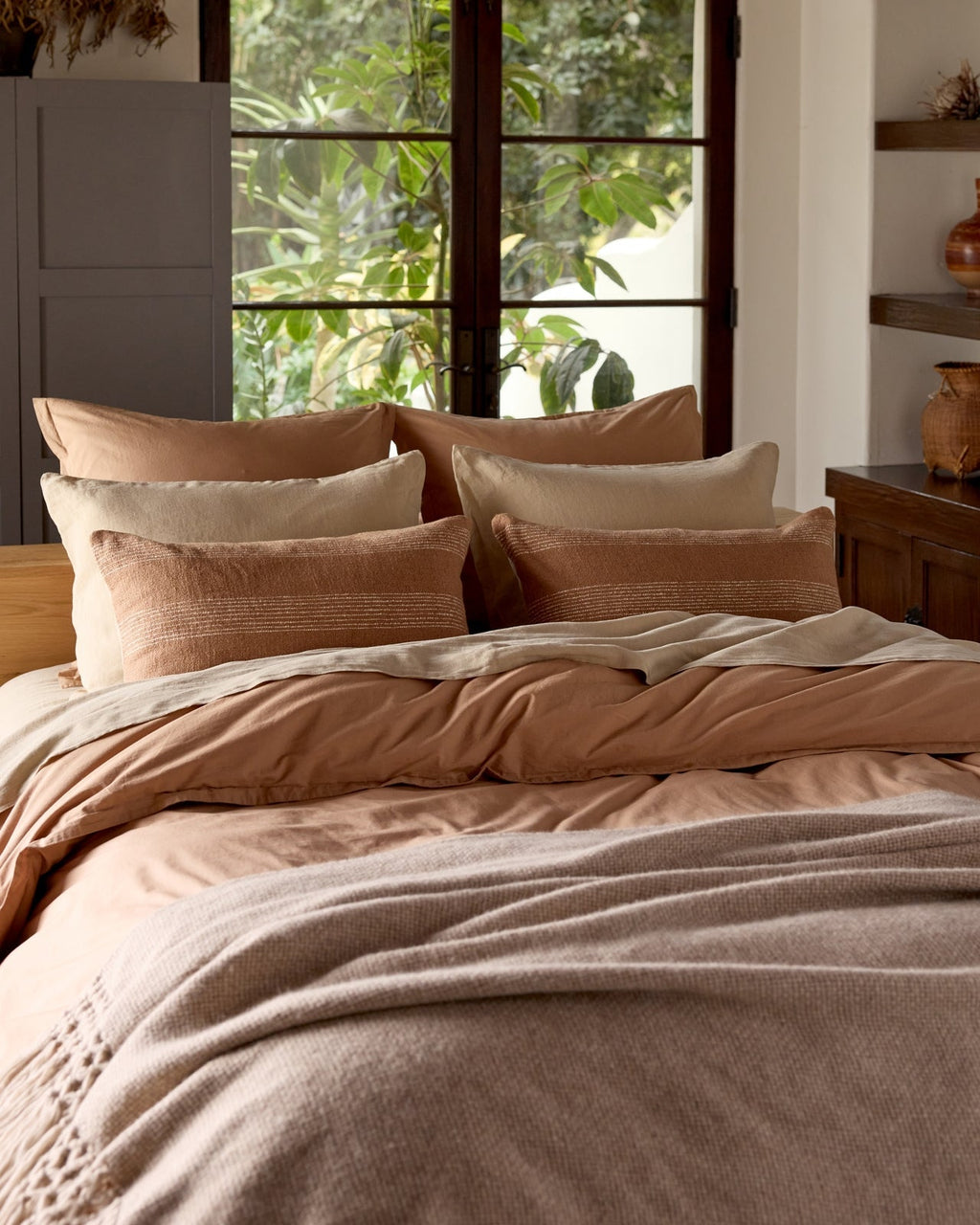Percale Euro Sham (Adobe)