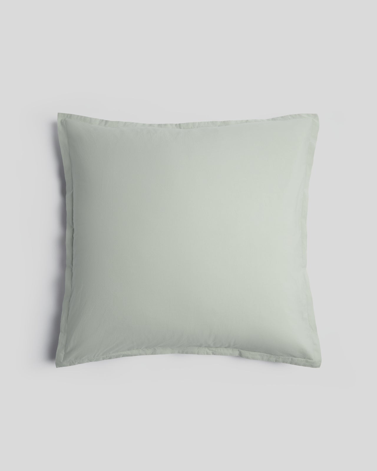 Percale Euro Sham - FINAL SALE (Sage)