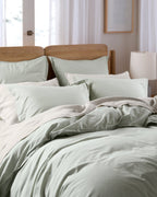 Percale Euro Sham - FINAL SALE (Sage)