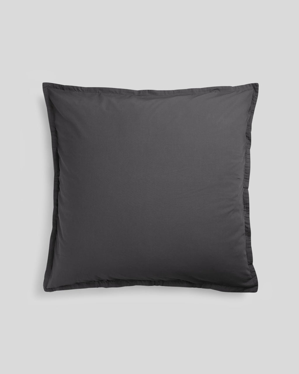 Percale Euro Sham - FINAL SALE (Slate)