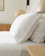 Percale Euro Sham (White)
