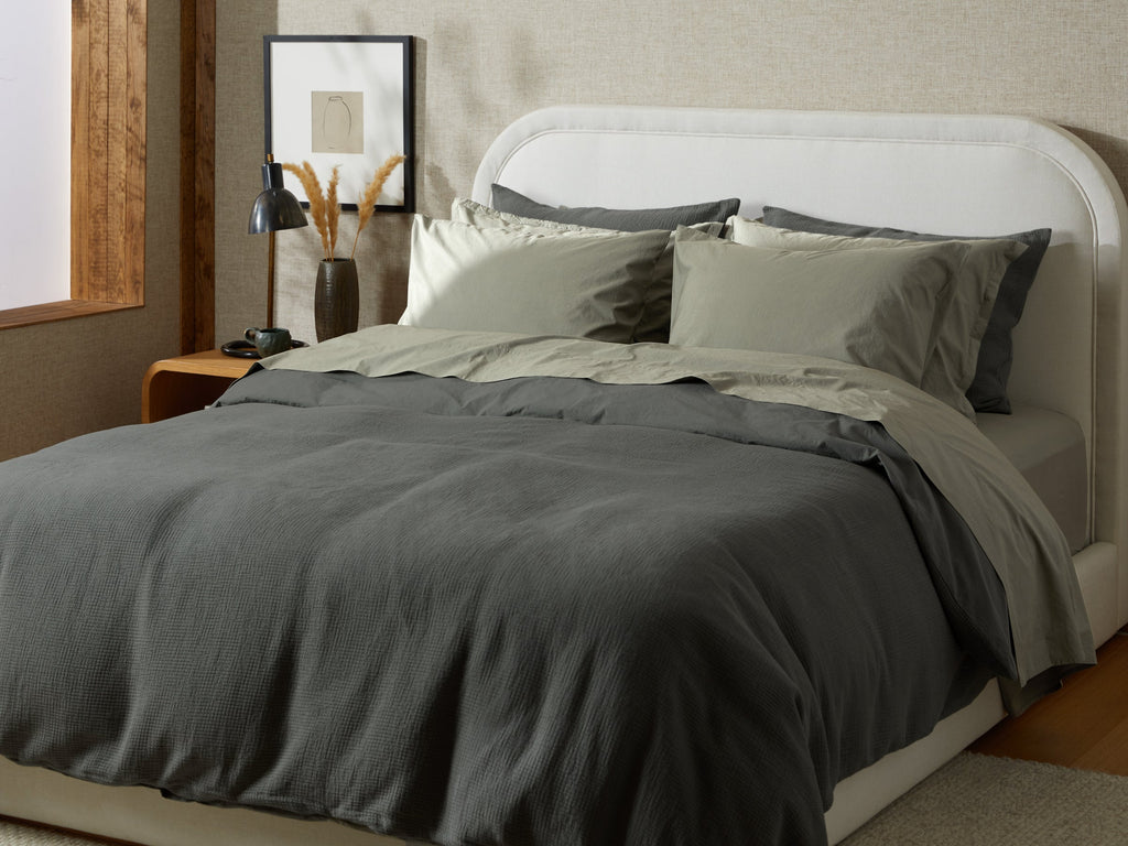 Percale Sham Set (Moss)