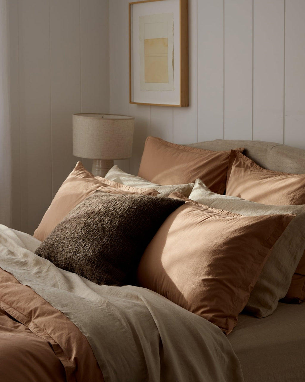 Percale Sham Set (Adobe)
