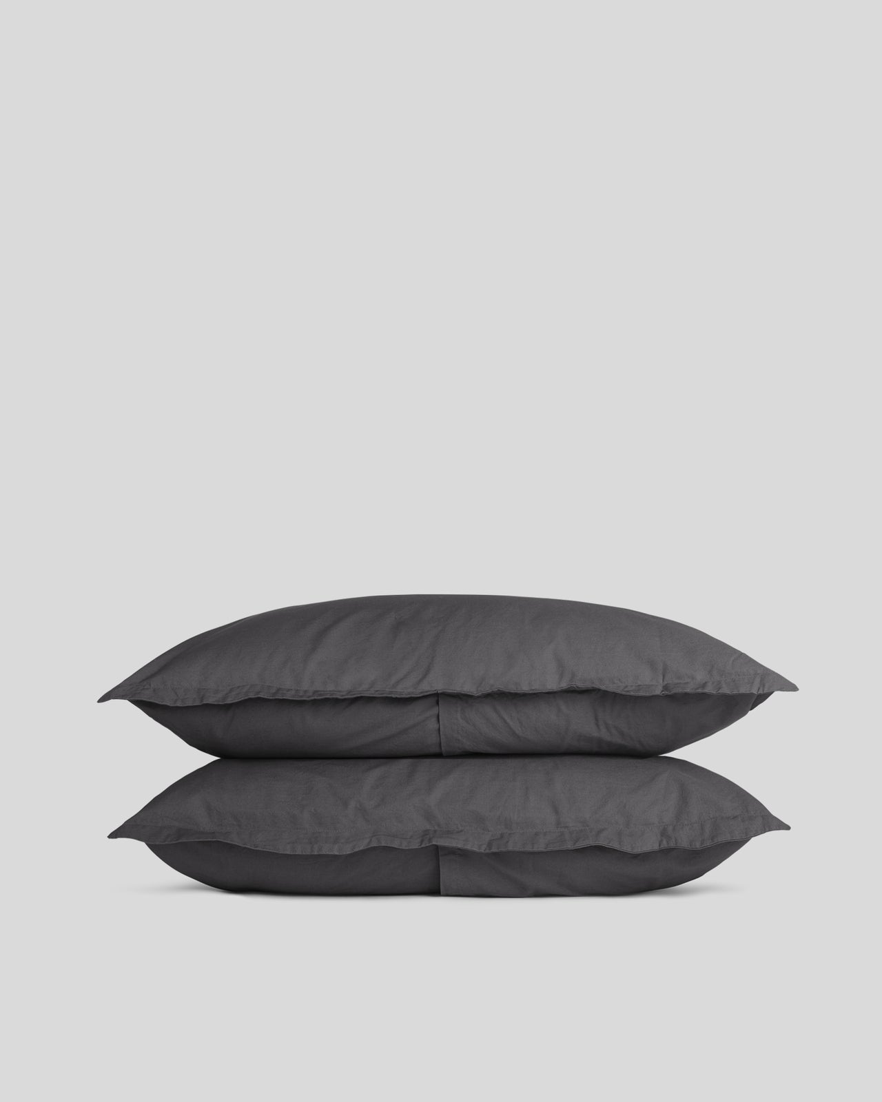 Percale Sham Set - FINAL SALE (Slate)