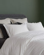 Percale Sham Set (White)
