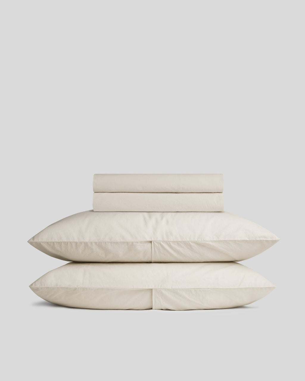 Percale Sheet Set - Bone F/Q