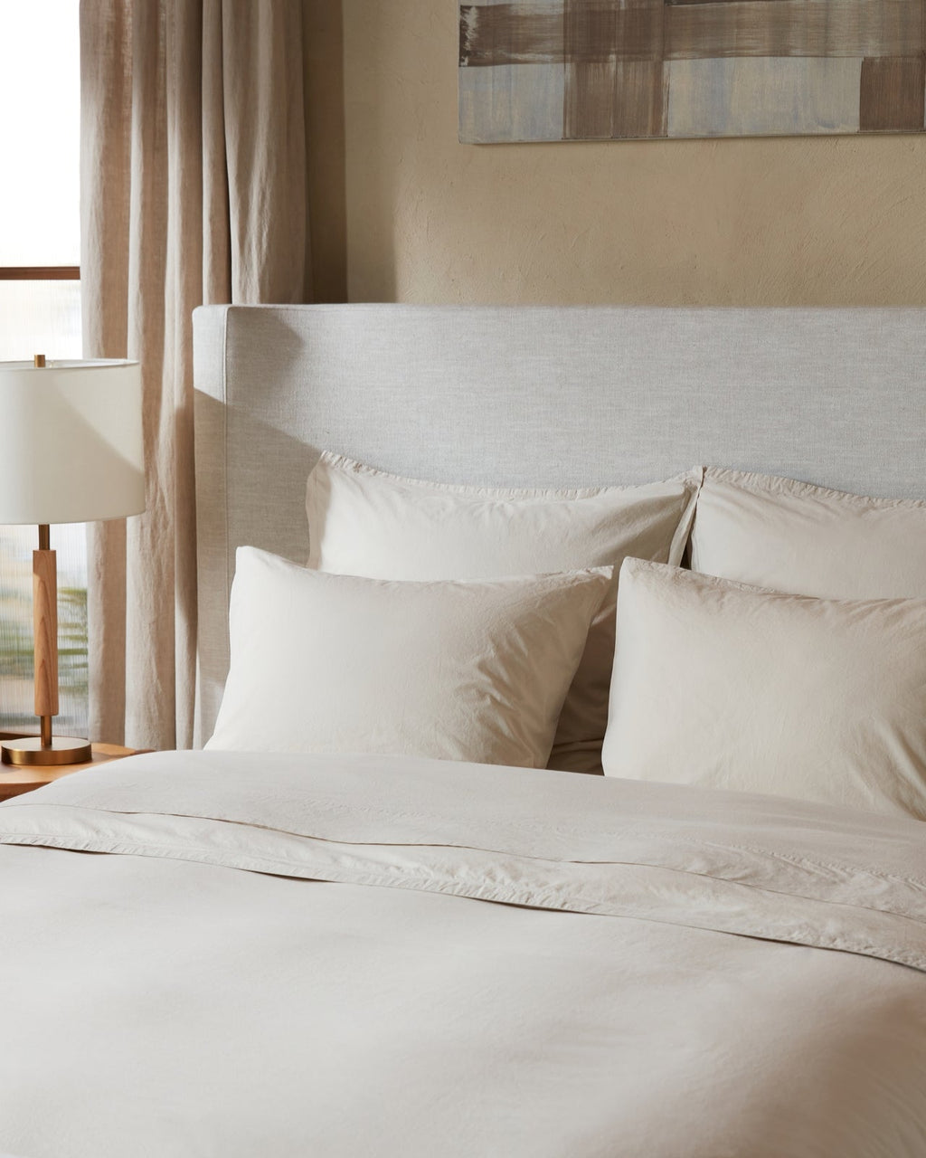 Percale Sheet Set - Bone F/Q