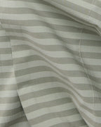 Percale Sheet Set - Moss Stripe F/Q