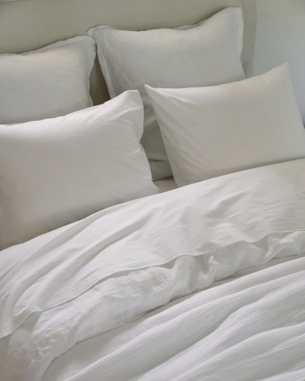 Percale Sheet Set - White F/Q