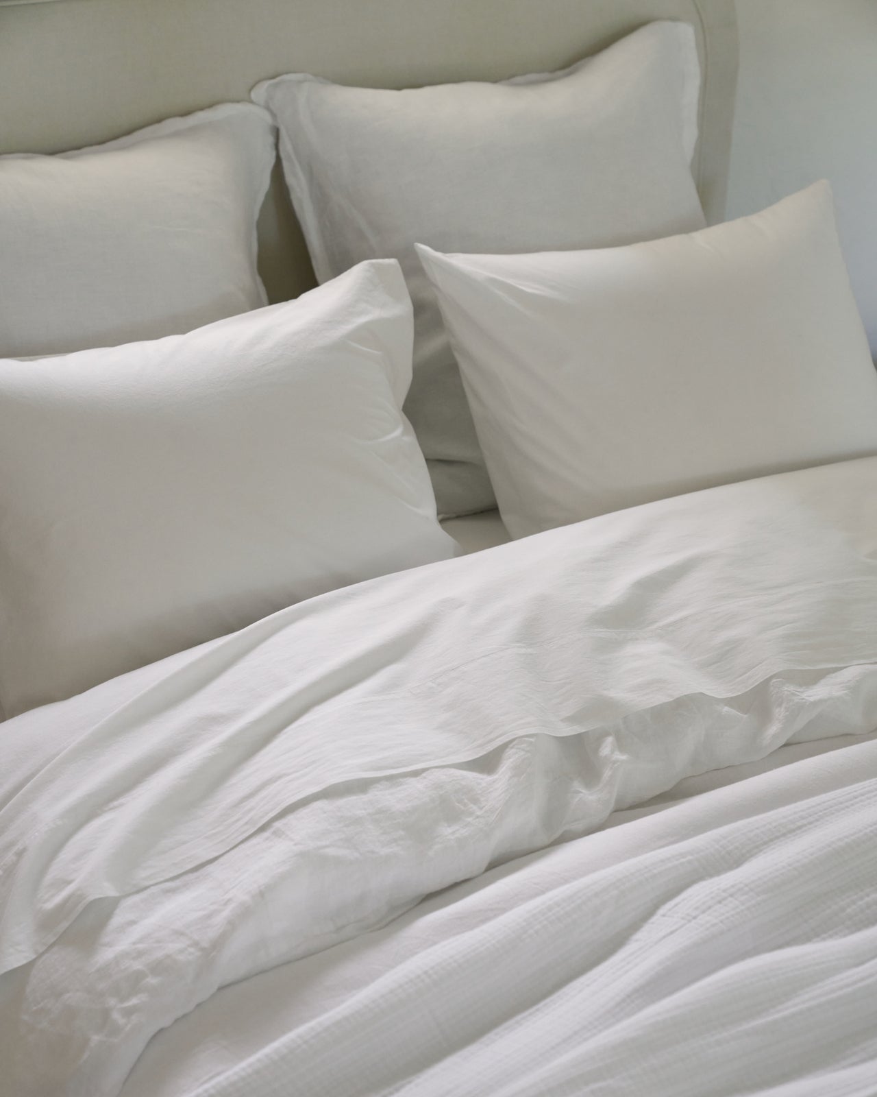 Percale Sheet Set - White F/Q