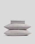 Percale Sheet Set - Pebble Stripe F/Q