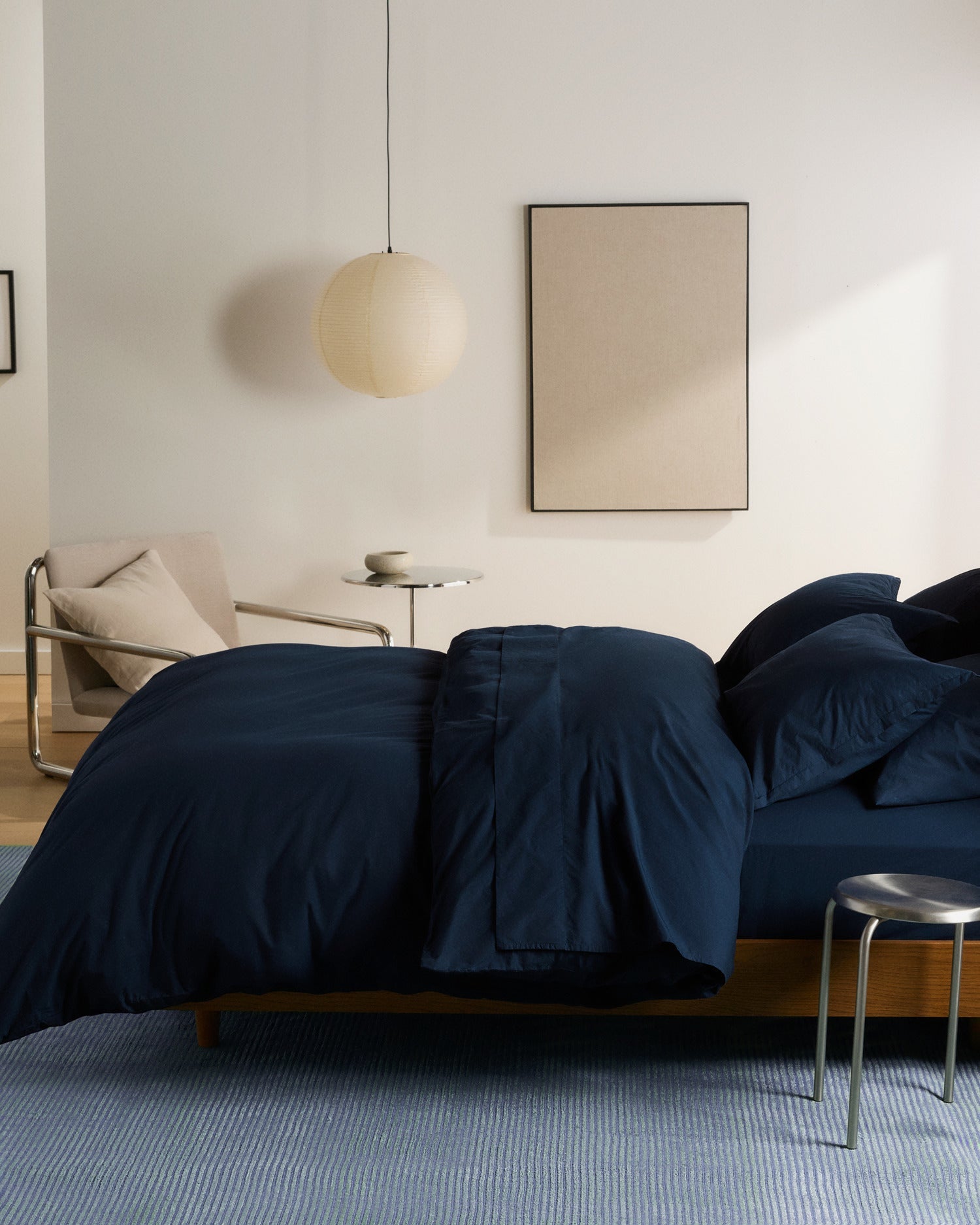 Percale Sheet Set - Ink F/Q