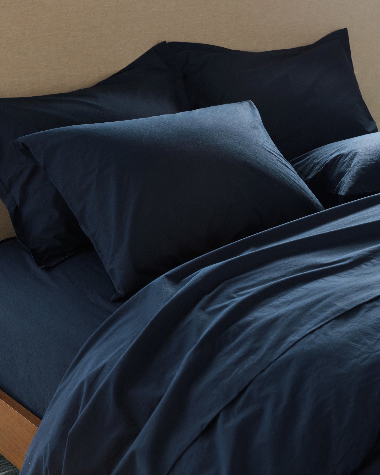 Percale Sheet Set - Ink F/Q