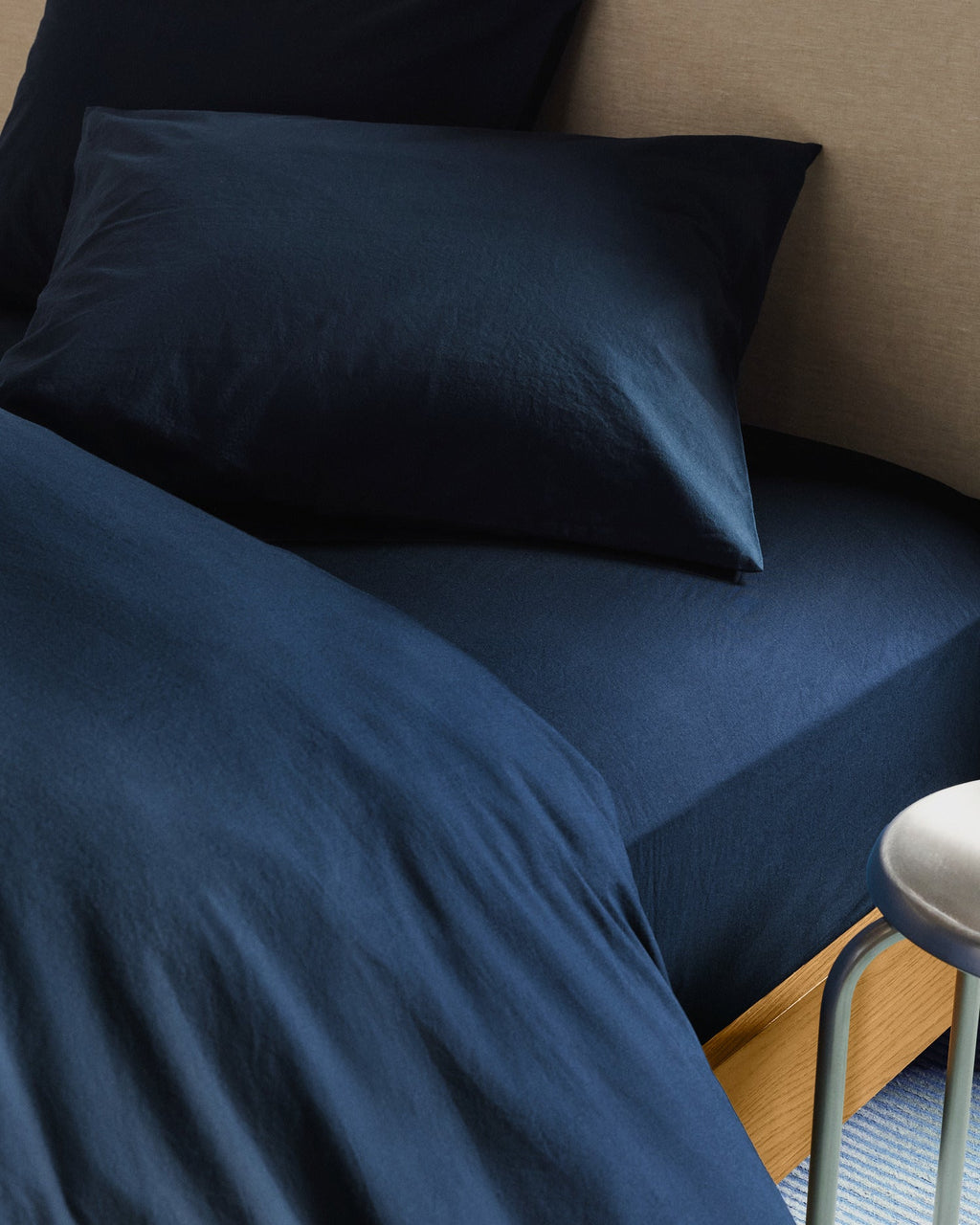 Percale Sheet Set - Ink F/Q