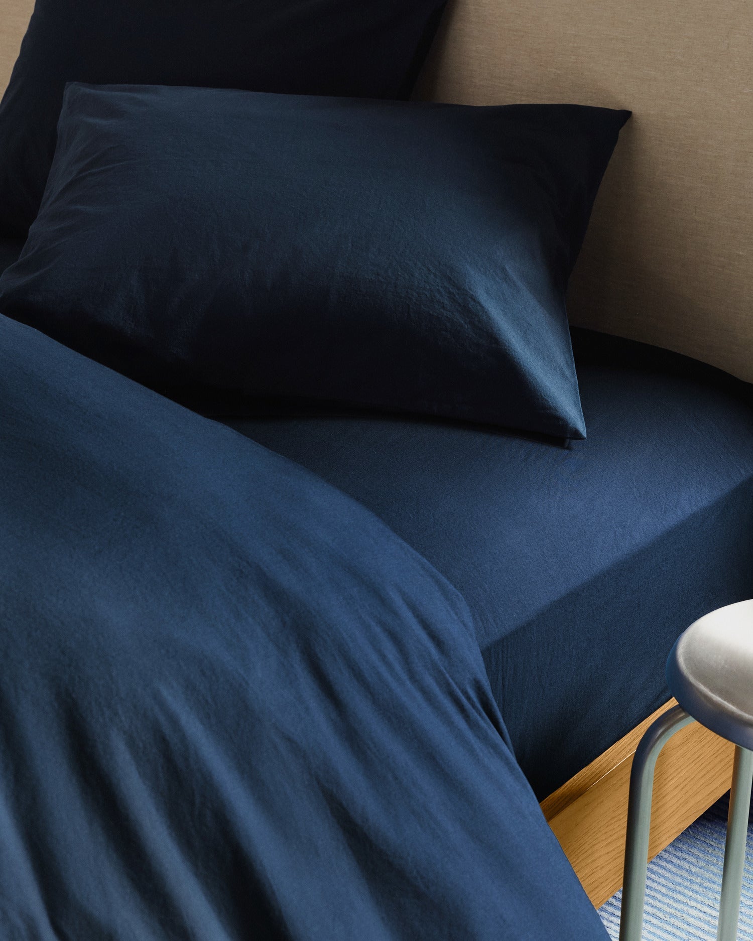 Percale Sheet Set - Ink F/Q