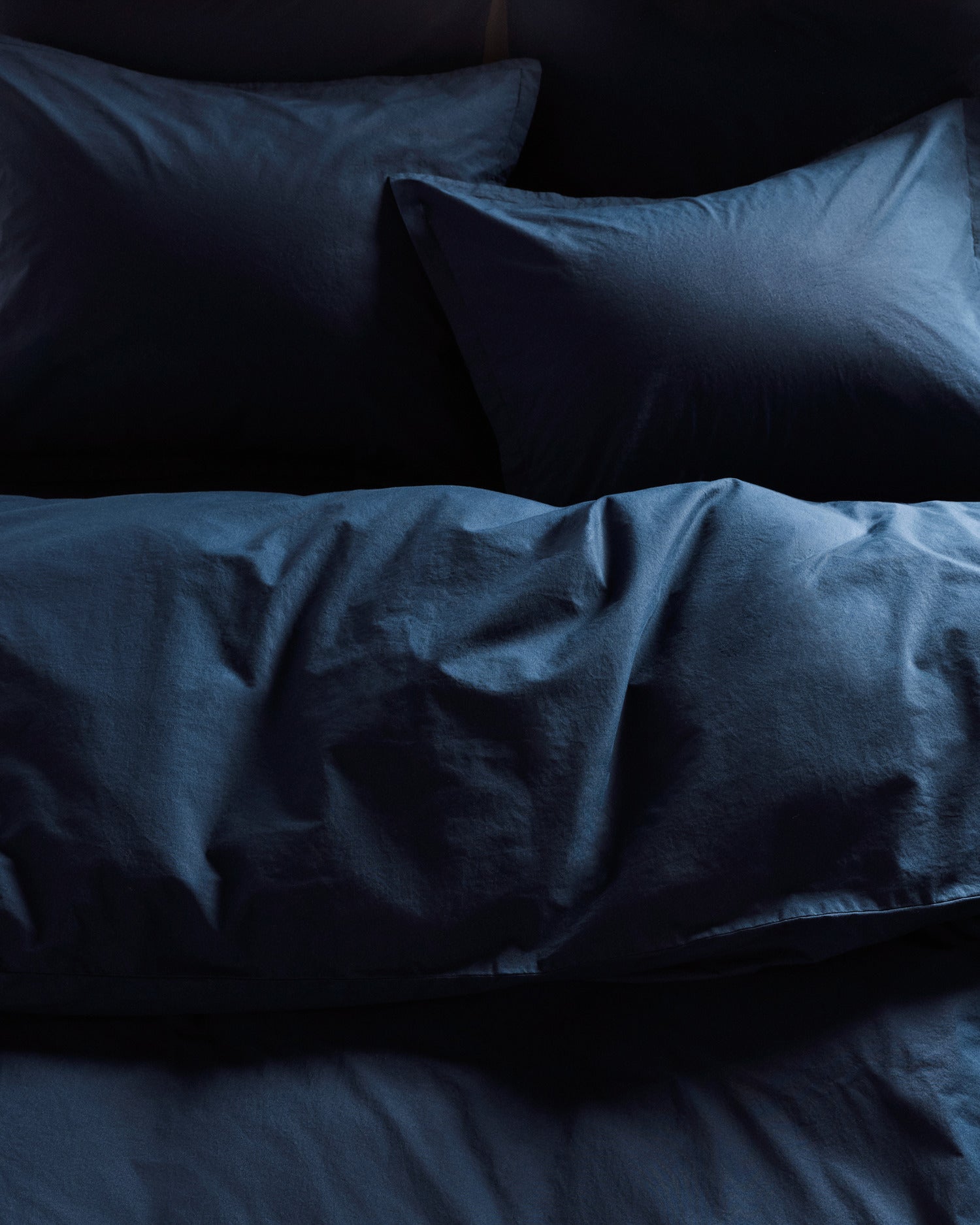 Percale Duvet Cover (Ink)