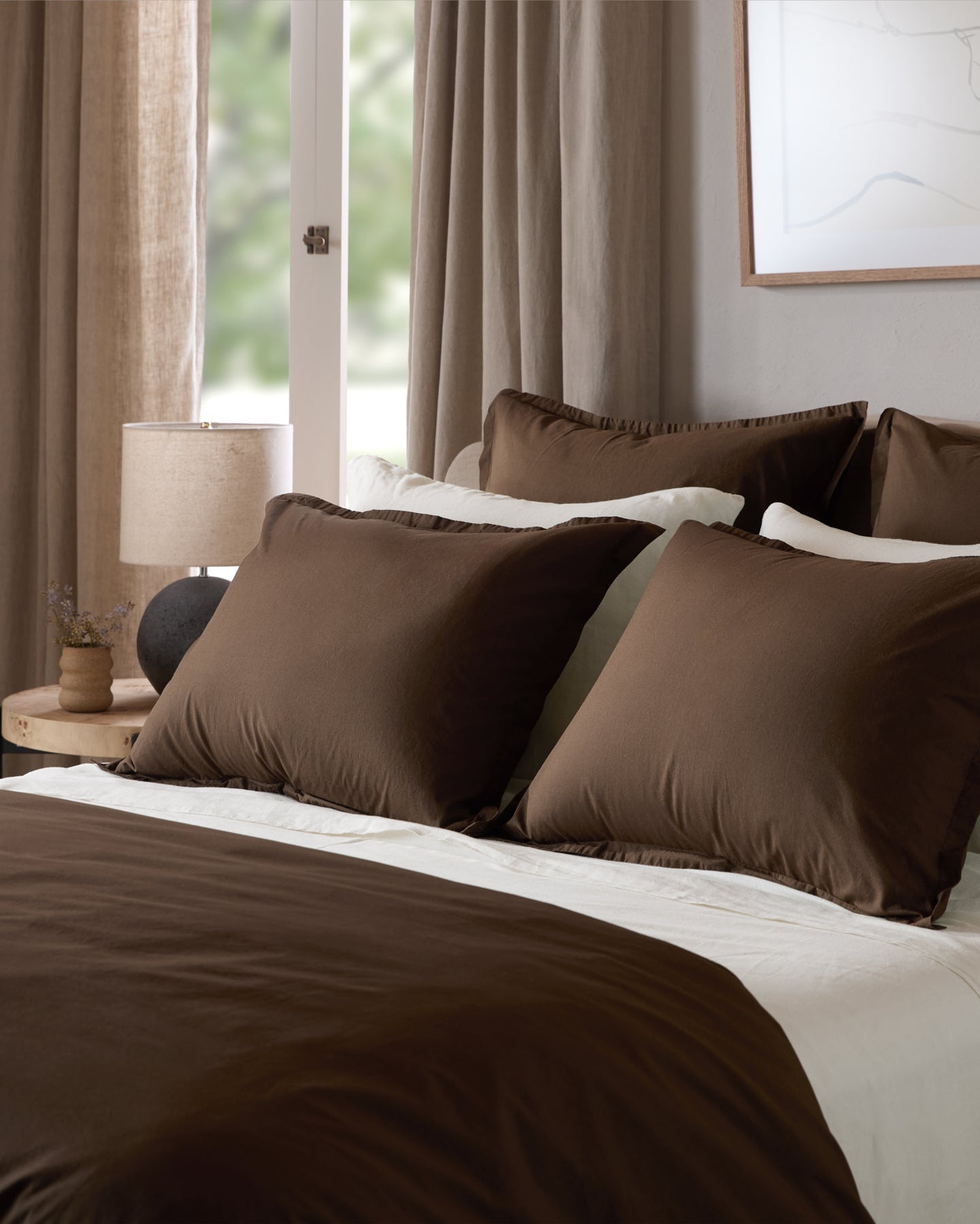 Percale Sheet Set - Java F/Q