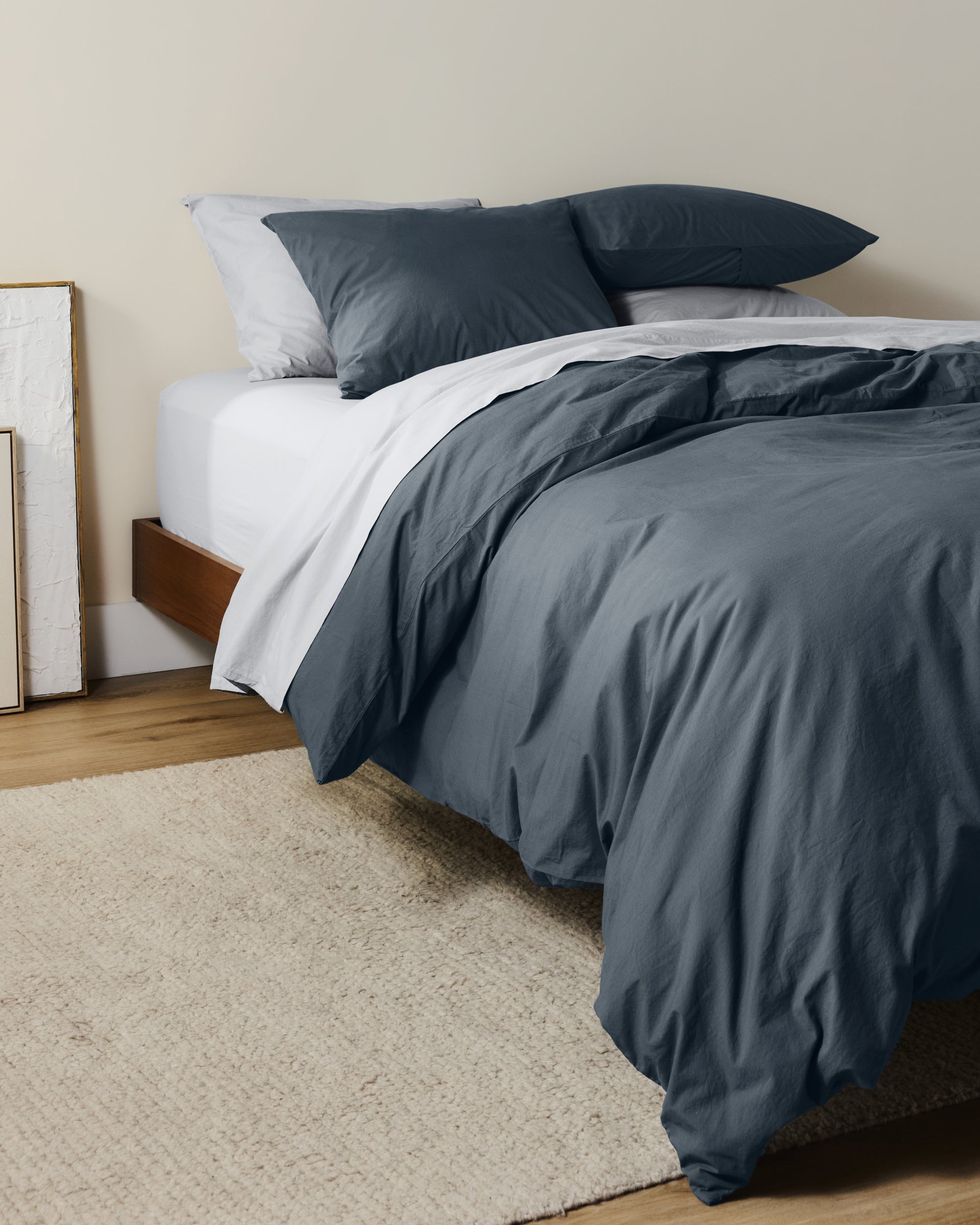 Percale Sheet Set - Sky F/Q