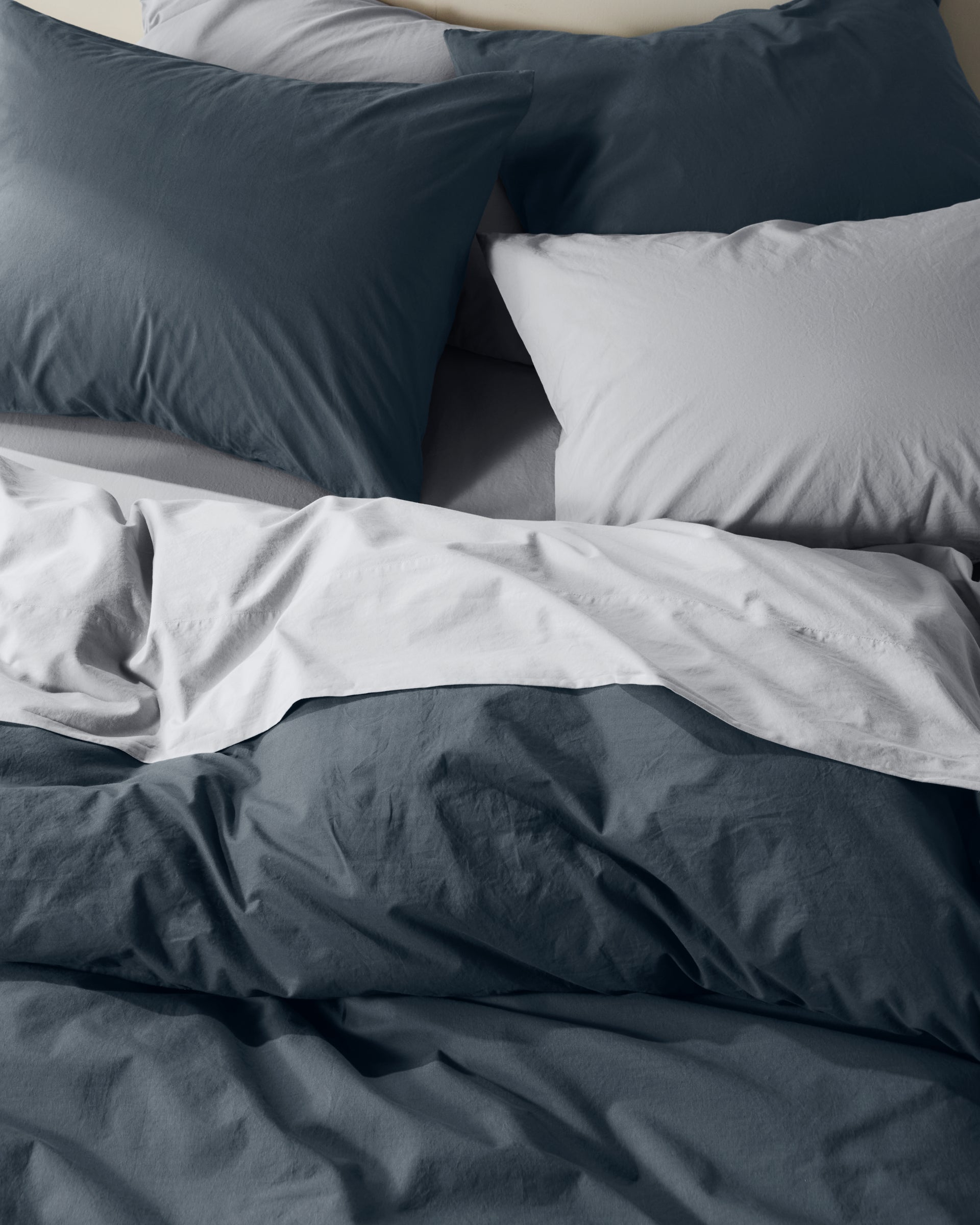 Percale Sheet Set - Sky F/Q