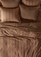 Percale Sheet Set - Adobe Stripe F/Q