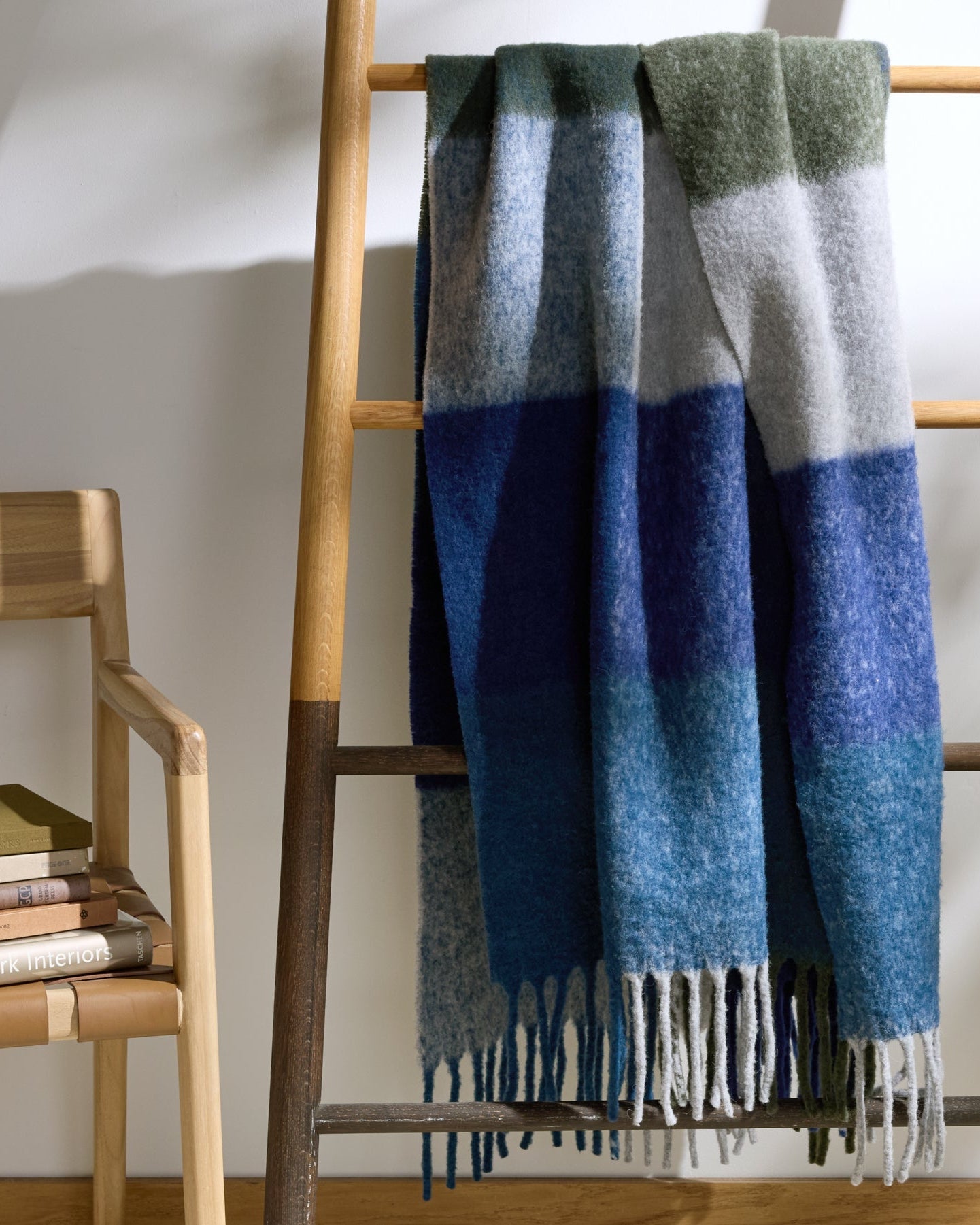 Plaid Wool Alpaca Throw - FINAL SALE (Midnight Plaid)