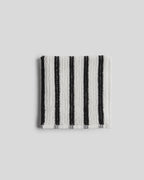 Organic Resort Stripe Towels - FINAL SALE (Plaster with Soft Black)