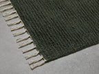 Rib Wool Rug (Evergreen)