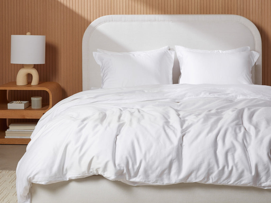 Sateen Duvet Cover (White)