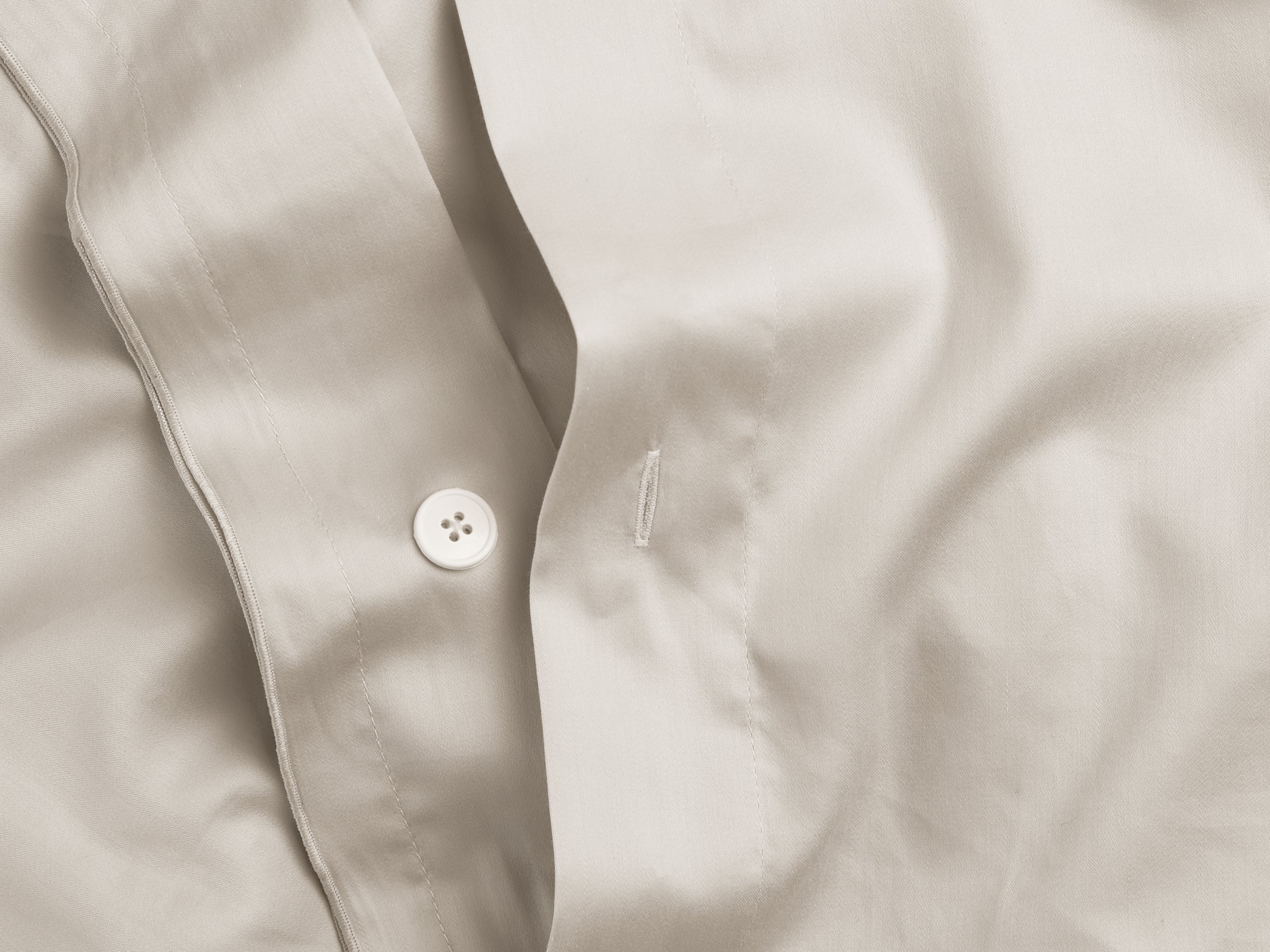 Sateen Duvet Cover (Bone)
