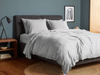 Sateen Duvet Cover (Light Grey)