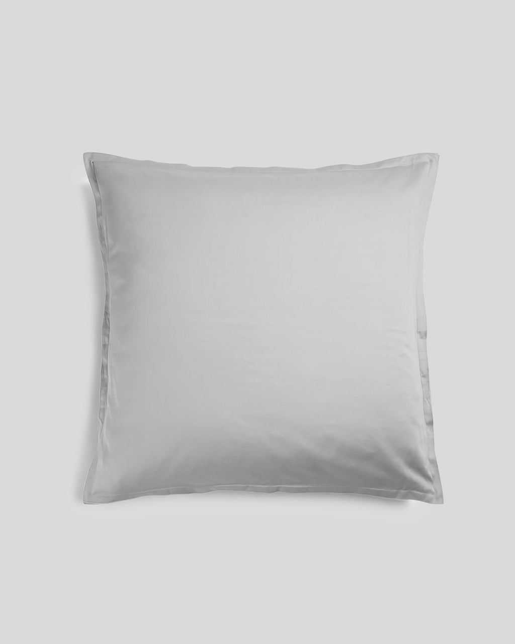Sateen Euro Sham (Light Grey)