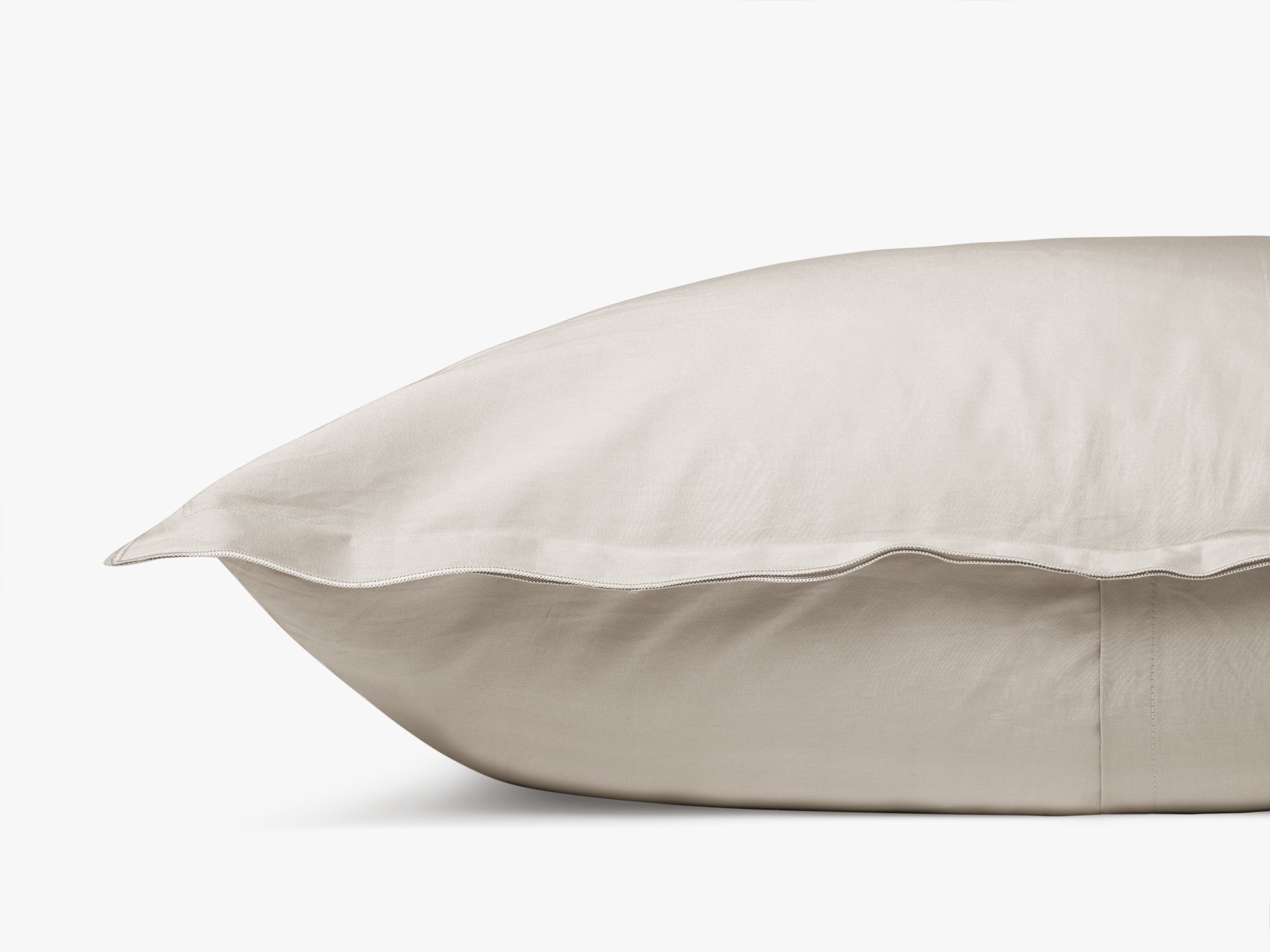 Sateen Euro Sham (Bone)