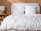 Sateen Euro Sham (White)