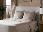 Sateen Euro Sham (Bone)