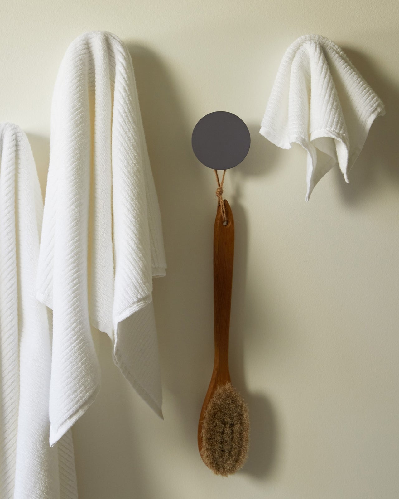 Soft Rib Towels (White)