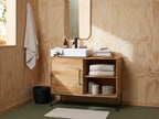Soft Rib Tub Mat (Bone)