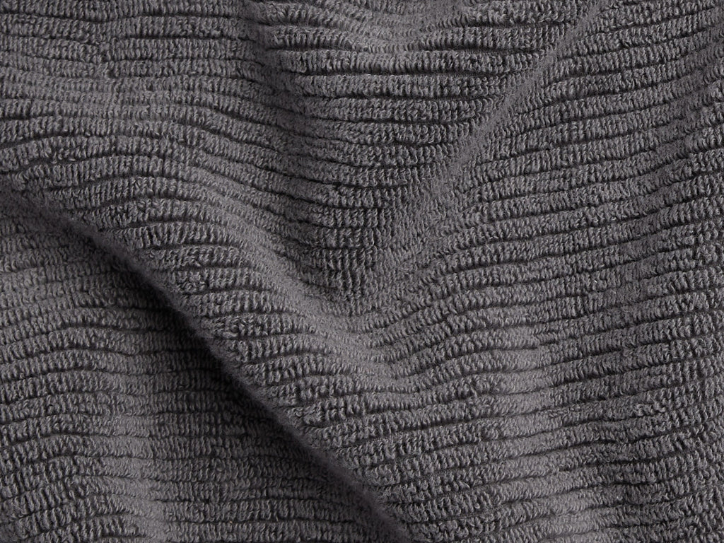 Soft Rib Towels - FINAL SALE (Dark Grey)