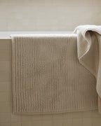 Soft Rib Tub Mat (Bone)
